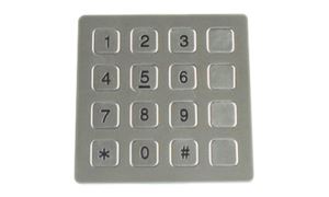 Клавиатура от неръждаема стомана с 16 клавиша JR-KP-09