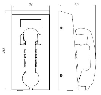 Auto Dialer Elevator Emergency Telephone 1