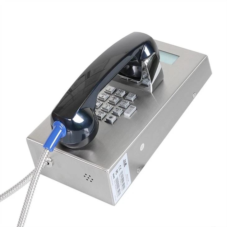 SIP Vandal Resistant Keypad Phone With LCD Display Screen